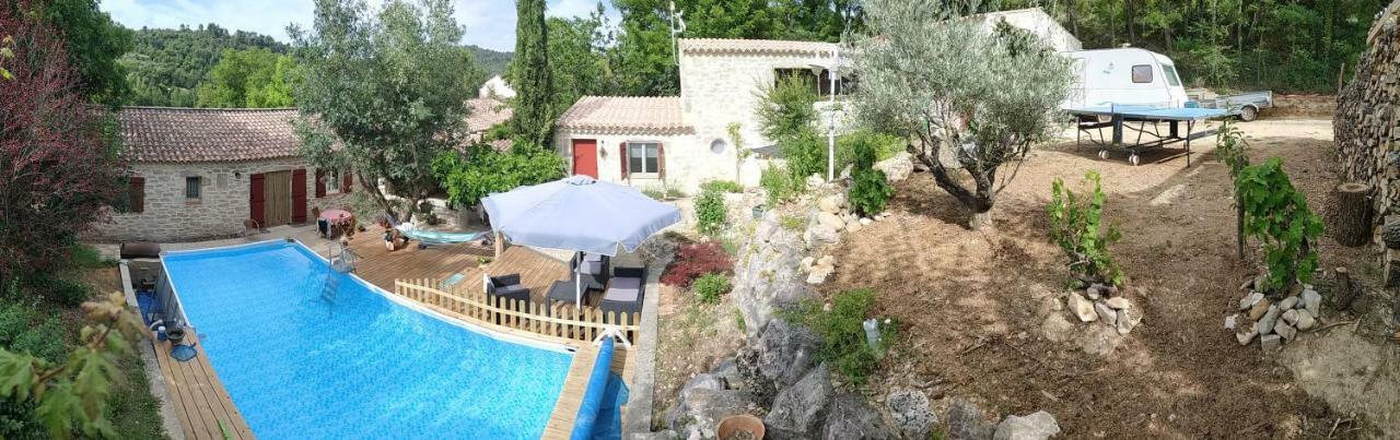L'Establoun Apartment Saint-Martin-de-Bromes Luaran gambar